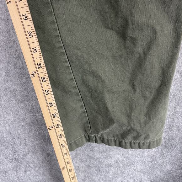 Vintage Lee Dungarees Cargo Convertible Pants Mens 32x30 Green Workwear Utility - Picture 7 of 16